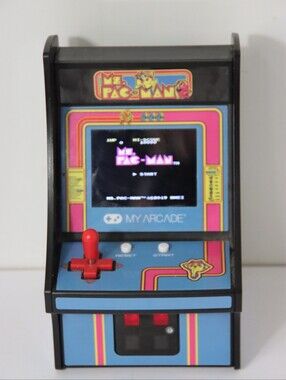 Arcade Ms. Pac-Man Mini Arcade - Blue, Black, Red